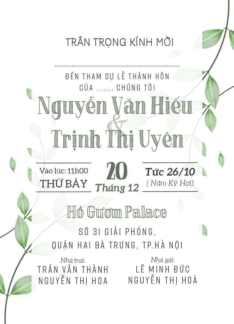 Thiệp cưới hiện đại Miền Bắc 13 x 18 L2 3d-01